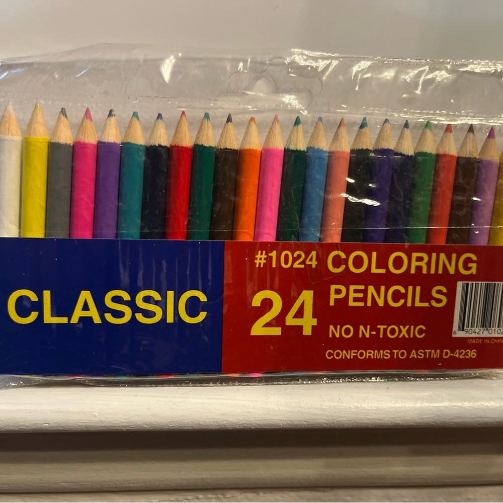 10 Pack of 24 Count Small Colored Pencils